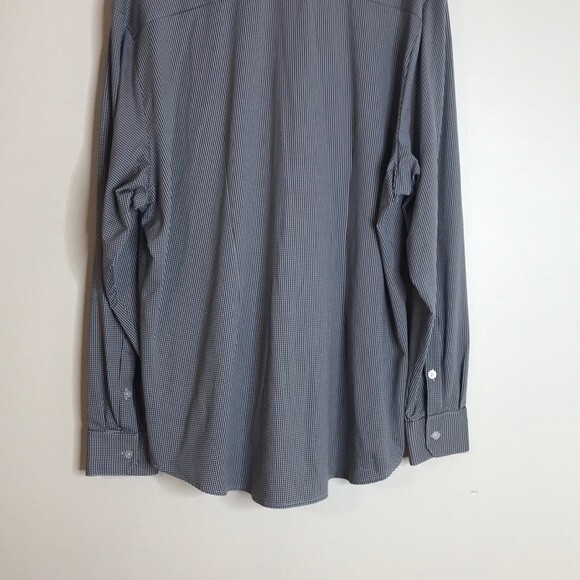 Mizzen+Main Leeward Label Trim Fit Long Sleeve Button Shirt Men's XL Gray - Picture 12 of 13